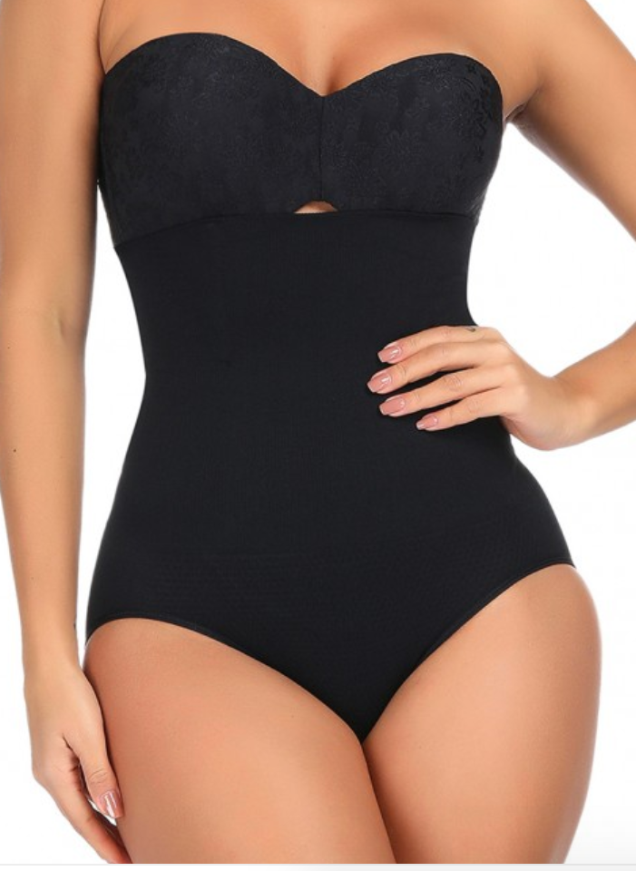 Gaine Culotte YIANNA Pour Femme - Latex Naturel - Effet Ventre Plat - Taille Courte - 9 Os D'acier
